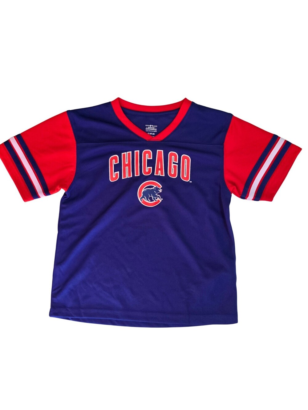 Chicago Cubs Jersey Shirt Toddler 4T MLB Team Athletics Blue Red Baseball NEW